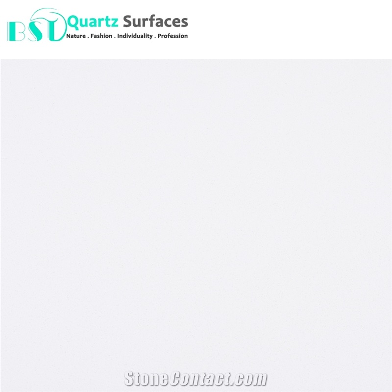 Artificial Pure White Quartz Stone Countertop