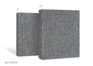 China Low Price Artificial Grey Sparkle Quartz Slab