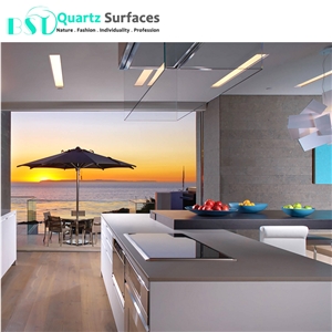 Chinese Heat Resistant Cheap Grey Quartz Countertops