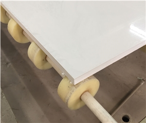Constrution Engineering Pure White Quartz Stone Slab Manufacturer