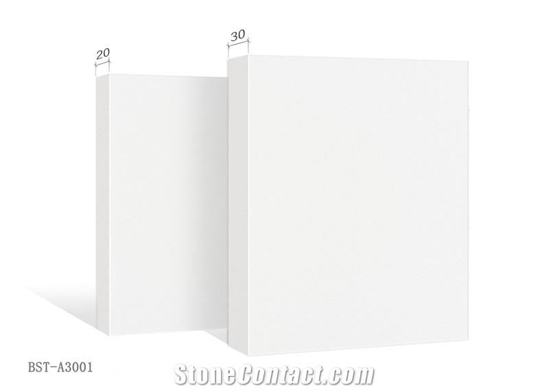Constrution Engineering Pure White Quartz Stone Slab Manufacturer
