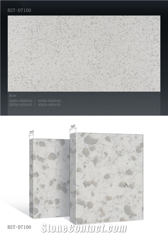 Man-Made Quartz Stone Pre-Fabricated Quartz Stone for Kicthen Tops
