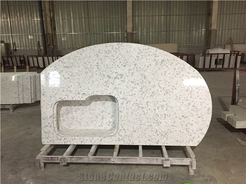Man-Made Quartz Stone Pre-Fabricated Quartz Stone for Kicthen Tops
