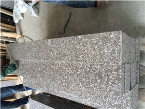 G664 Staircase 100-160x33/30/15x3/2cm Polished, 1 Long Edge Full Bullnosed