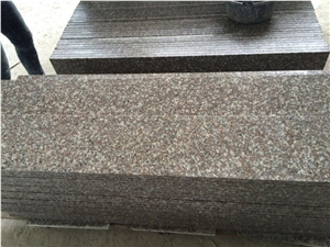 G664 Staircase 100-160x33/30/15x3/2cm Polished, 1 Long Edge Full Bullnosed