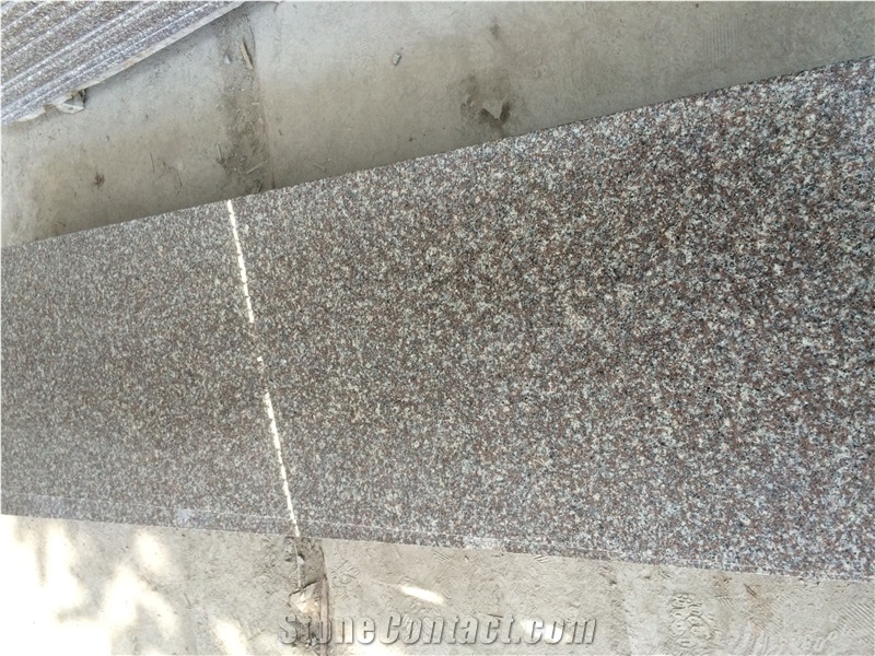 G664 Staircase 100-160x33/30/15x3/2cm Polished, 1 Long Edge Full Bullnosed