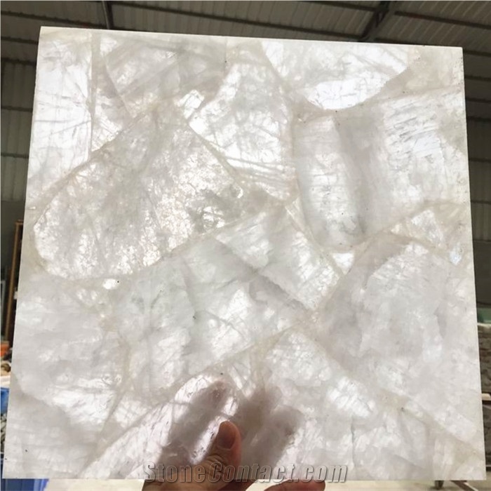 Backlit Pure White Agate Jade Stone Slabs,White Semiprecious Jasper Stone Slab