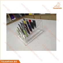 Clear Acrylic Quartz Sample Display Stand