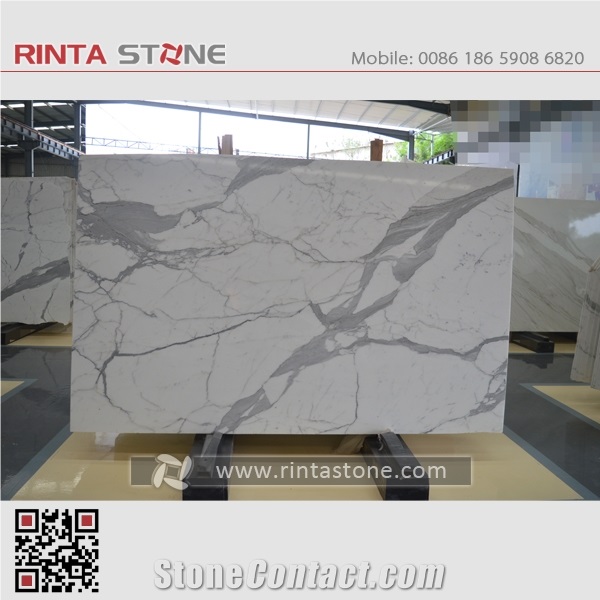 Arabescato Wormal Marble Snow White Flake Statuarietto Venato Italy
