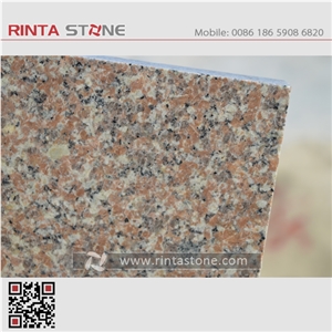 G648 Crystal Queen Rosa Granite Street Kerbstone Boundary Side