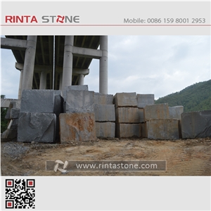 G654 Granite Blocks Raw Mateiral Quarry Boulders Rough Rocks Dark Grey
