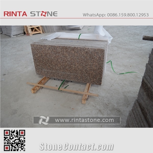 G687 Granite Peach Red Cherry Pink Coutnertops Kitchen Tops