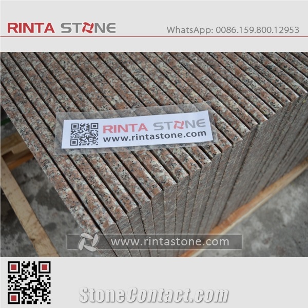 G687 Granite Peach Red Cherry Pink Coutnertops Kitchen Tops