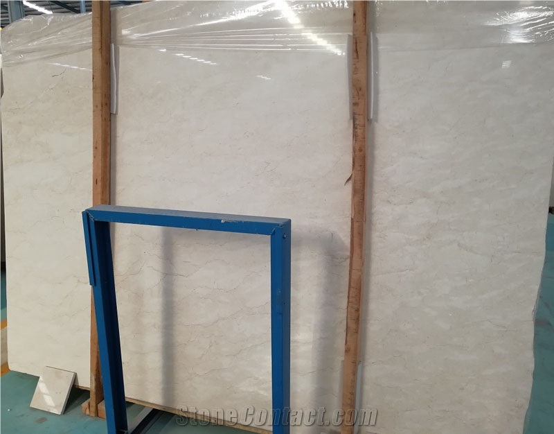 Tiles Slab Cheap Price Light Beige Chinese Marble