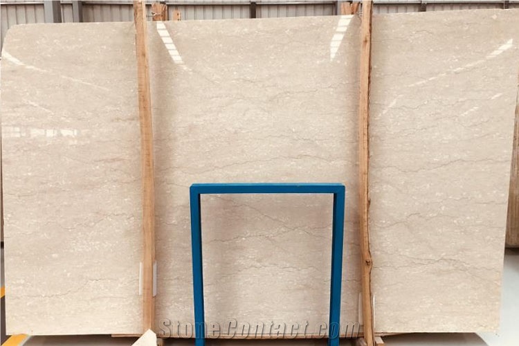 YDSTONE Factory Price Beige Cream Marfil Marble Slabs