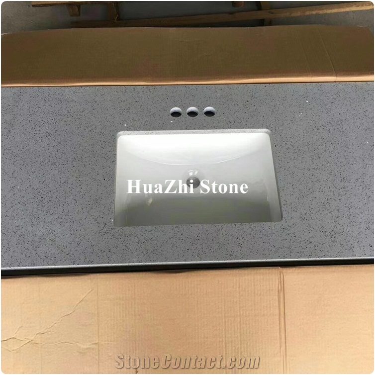 Artificial Quartz Stone Corian Cheap Bathroom Vanity Top Product
