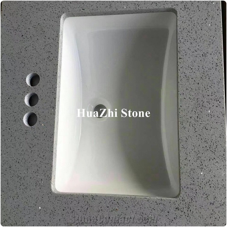 Artificial Quartz Stone Corian Cheap Bathroom Vanity Top Product