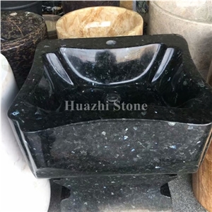 Natrual Nero Granite Wash Basin&Sink