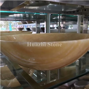 Natural Onyx Basin&Sinks, Wash Bowls for Kitchen and Bathroom