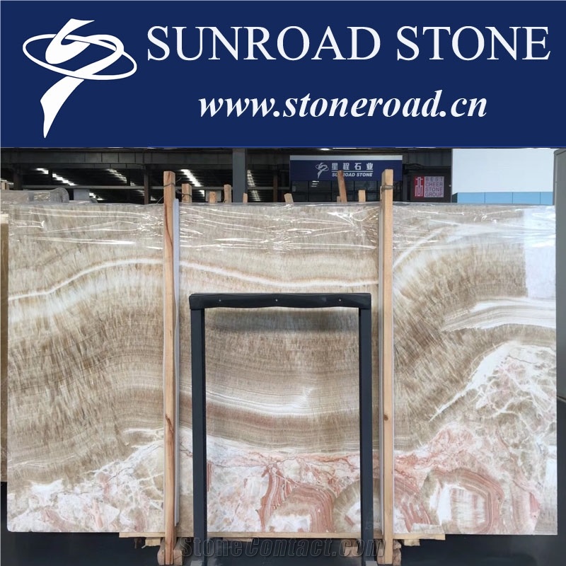 China Honey Onyx, Orange Onyx, Translucent Polished Honey Onyx Slabs
