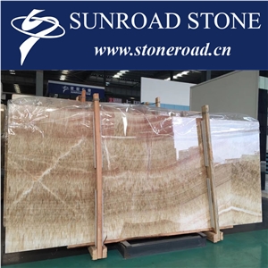 China Honey Onyx, Orange Onyx, Translucent Polished Honey Onyx Slabs