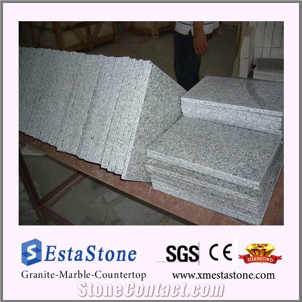Chinese Polished Light Grey G603 Granite Tiles