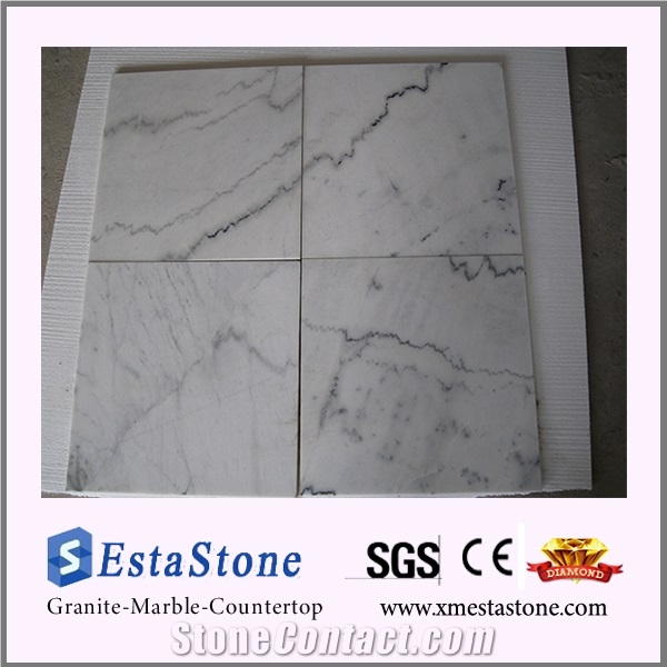 High Polished Guangxi White Marble Tile(Good Price