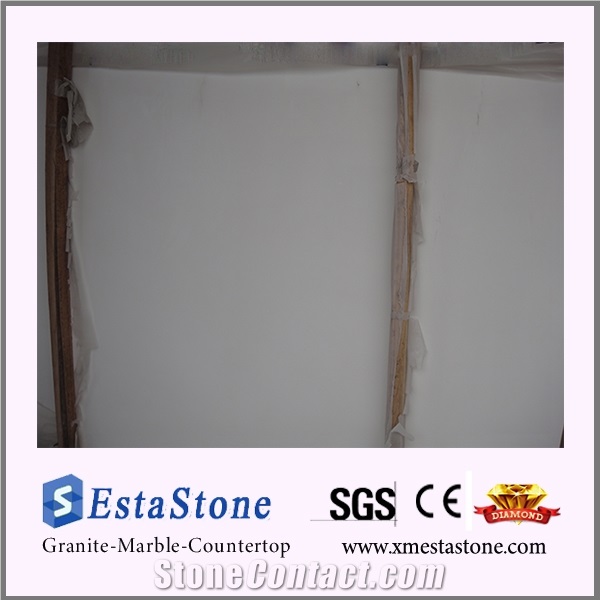 High Polished Pure Crystal Thassos White Marble Slabs for Project