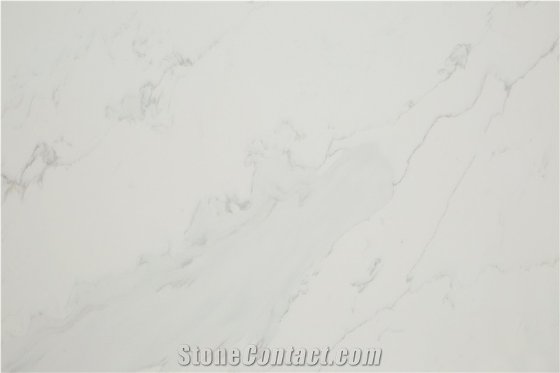 Calacatta White Quartz Engineered Stone