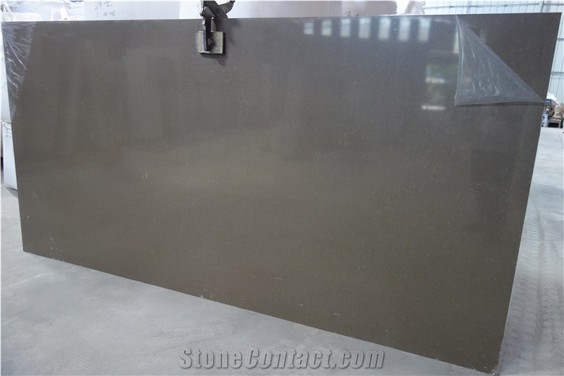 Coffee Sand Quartz Tiles & Slabs,Engineered Stone