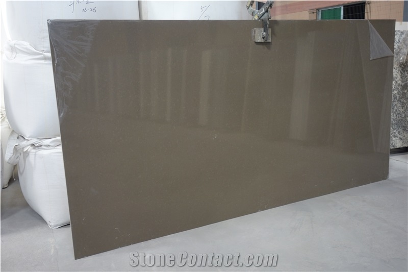 Coffee Sand Quartz Tiles & Slabs,Engineered Stone