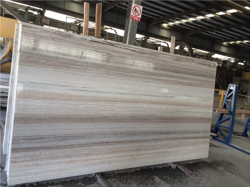 Crystal White Wood / High Quality Marble Tiles & Slabs,Floor & Wall