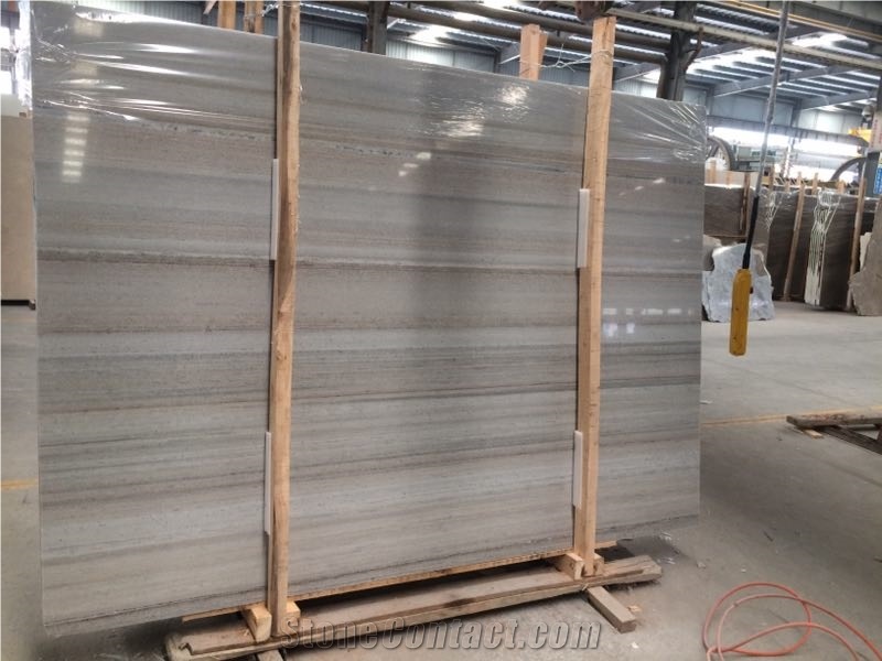 Crystal White Wood / High Quality Marble Tiles & Slabs,Floor & Wall