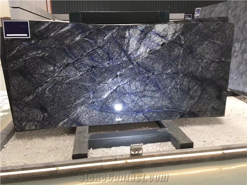 Polished Blue Quartzite Van Gogh Blue Quartzite Tiles&Slabs Flooring