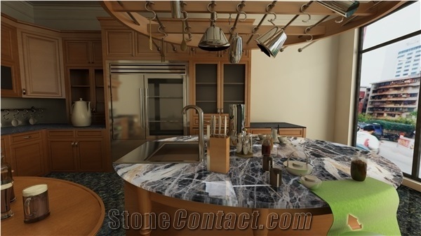 Polished Marble Black Jungle Marble Tiles&Slabs Flooring&Walling