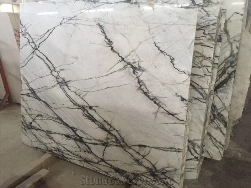 Polished Marble Clivia White Marble Tiles&Slabs Flooring&Walling