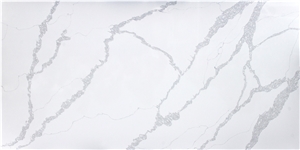 Polished Quartz Calacatta Rivers Xka1160-2-Slabs Quartz Slabs&Tiles