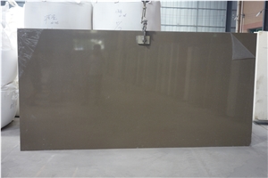 Polished Quartz Coffee Sand Quartz Slabs Quartz Tiles&Slabs Flooring