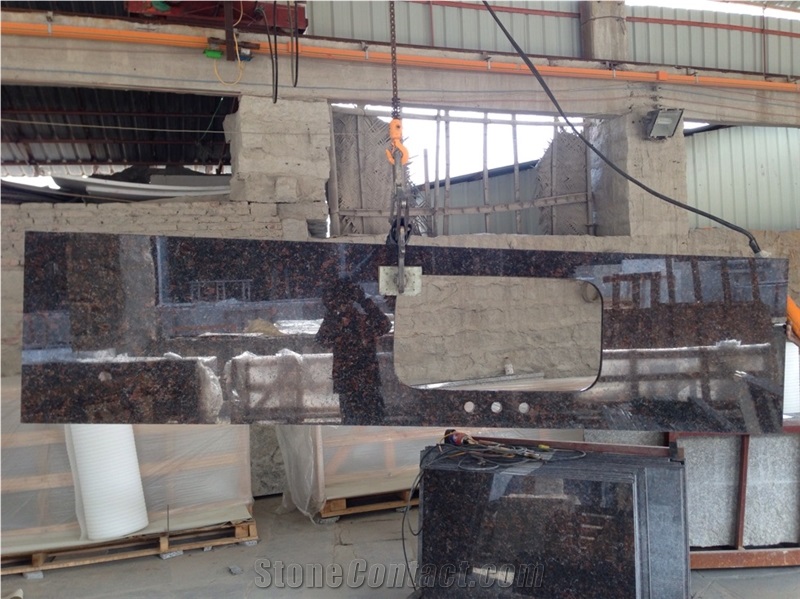 Tan Brown / Granite Countertop ,Hot Sale Kitchen Work Tops