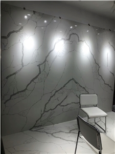 Artificial Quartz Engineering Stone Bianco Calacatta for Countertop Artificial Quartz Engineering Stone Bianco Calacatta for Countertop