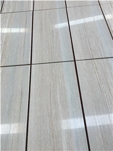 China Blue Wood Vein Polished Walling Tile, Beige Wooden Grain Tiles