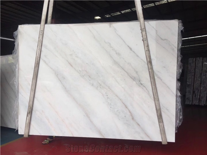 China Guangxi White Marble Book Match for Wall and Floow Covering