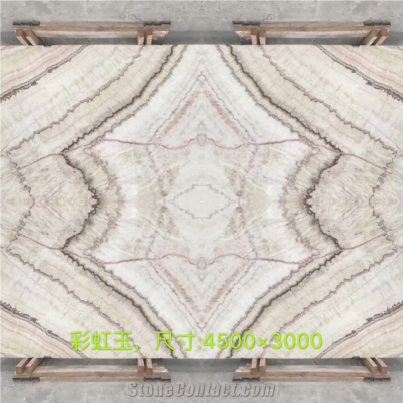 China Rainbow Onyx for Wall and Floor Covering/Book Match/Tile