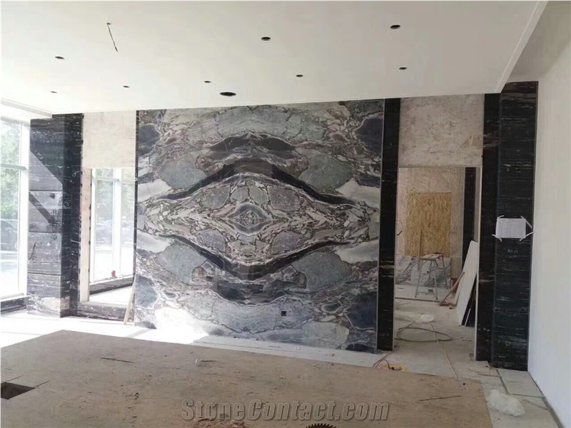 Fantasy Brown Marble for Reception Desk