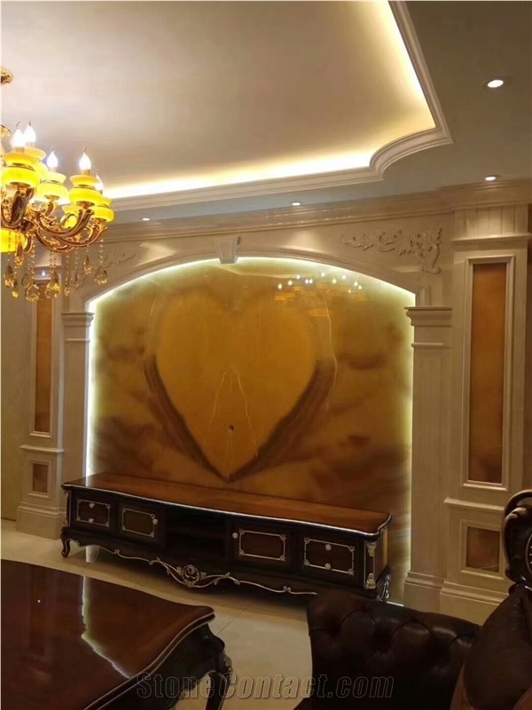 Hadise Golden Yellow Onyx for Wall and Floor Covering/Mosaics