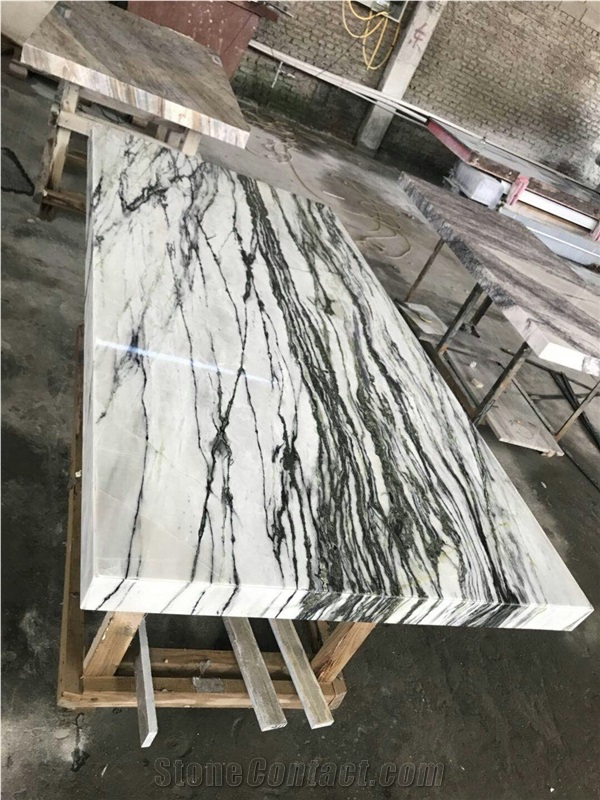 Ice Green Marble for Dining Table/Countertop