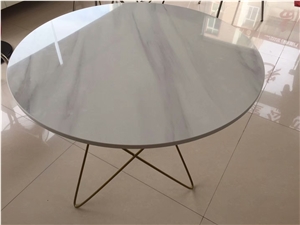 White Artificial Stone Coffee Tabletops/Dining Tables White Artificial Stone Coffee Tabletops/Dining Tables