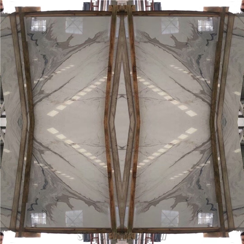 White Volakas Marble Book Match for Home Building Decorative Slabs & Tiles, Jazz White Marble Tiles