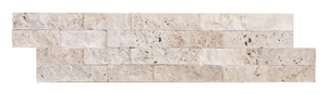 Ledger Panel Light Travertine Split Face Mosaic