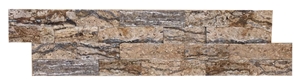 Ledger Panel Mystic Travertine Split Face Mosaic